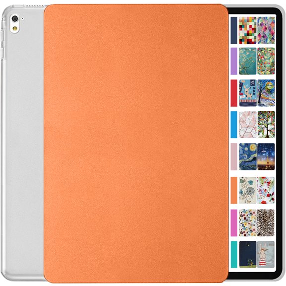 iPad Pro 2016 9.7 Inch [ Pro 9.7 ] A1673 A1674 A1675 MLMP2LL/A MM172LL/A MLMN2LL/A MLMW2LL/A MLMX2LL/A Slim Hard Shell Protective Stand Cover - Orange