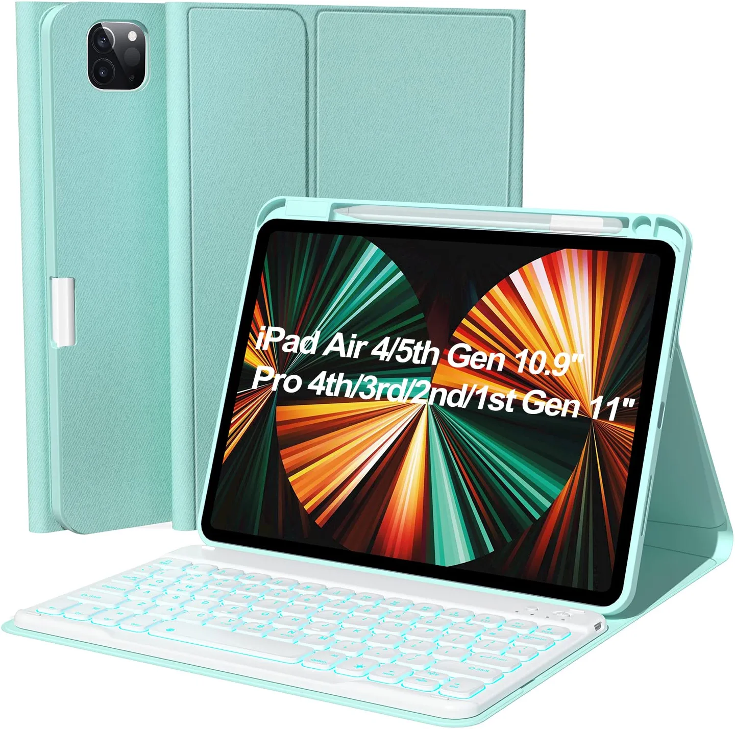 Case Teclado iPad Pro 11 pulgadas 4ª/3ª/2ª/1ª Gen 2022 2021