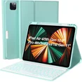 thumbnail image 1 of iPad Pro 2022 11-inch(4th Gen),Air 5th/4th Gen Keyboard case 10.9''(2022/2020), 11 Pro 1st/2nd/3rd Gen (2018/2020/2021) Compatible, Backlit Detachable Keyboard, Smart Folio (Green), 1 of 12