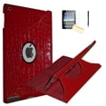 thumbnail image 1 of iPad Pro 9.7 Case (2016 Released), JYtrend Rotating Stand Smart Cover For A1673 A1674 (Crocodile), 1 of 4