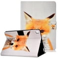 thumbnail image 1 of iPad Pro 9.7 Inch Case (2016 Released), Allytech PU Leather Stand Folio Slim Smart Shell Cover Auto Sleep Wake Feature Girls Protective Cards Holder Wallet Case for Apple iPad Pro 9.7, Cute Fox, 1 of 7