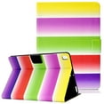 thumbnail image 1 of iPad Pro 9.7 Inch Case (2016 Released), Allytech PU Leather Stand Folio Slim Smart Shell Cover Auto Sleep Wake Feature Girls Protective Cards Holder Wallet Case for Apple iPad Pro 9.7, Rainbow, 1 of 7