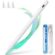 iPad Stylus Pen with Palm Rejection & Tilt Sensitivity - Fast Charging Digital Pencil Compatible with iPad 10/9/8/7/6, iPad Pro 12.9"/11", iPad Mini 6/5, iPad Air 5/4/3 (White)