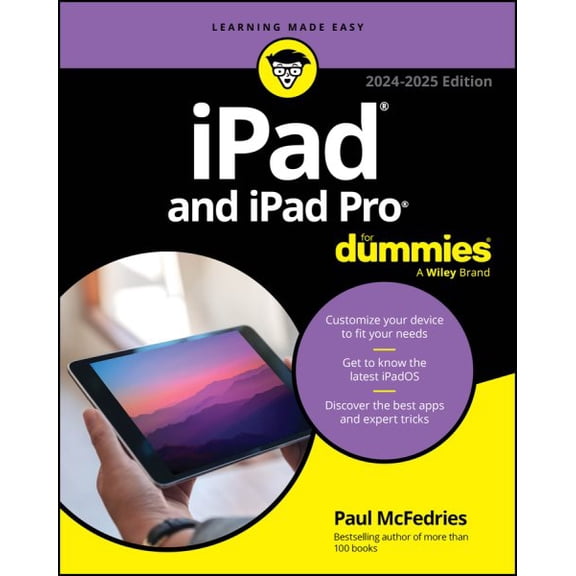 Pre-Owned iPad and iPad Pro For Dummies, 9781394241286, 1394241283, Paperback, 2024-2025 edition