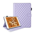 thumbnail image 1 of for iPad mini 1/2/3/4/5 Folio Flip Case, Elegant Ultra Slim PU Leather Case with Smart Wake Sleep Kickstand Function Pencil Holder and Card Slots for iPad mini 1/2/3/4/5, Purple, 1 of 8