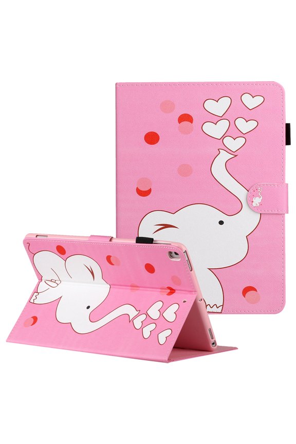 iPad mini 3 Case, iPad mini 2 Case, Allytech Premium PU Leather Ultra Slim Lightweight Auto Sleep Wake Protective Shockproof Folio Stand Smart Case Cover for Apple iPad mini 1 2 3, Elephant
