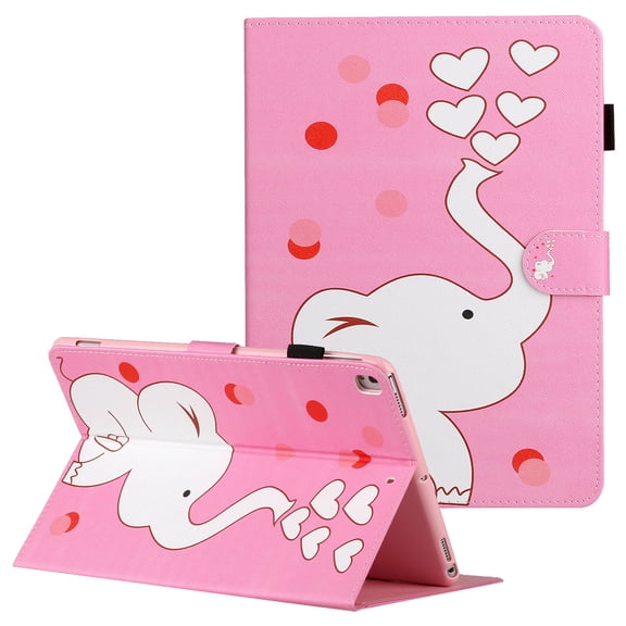 iPad mini 3 Case, iPad mini 2 Case, Allytech Premium PU Leather Ultra Slim Lightweight Auto Sleep Wake Protective Shockproof Folio Stand Smart Case Cover for Apple iPad mini 1 2 3, Elephant