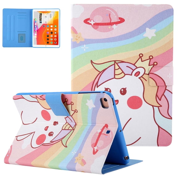 iPad mini 3 Case, iPad mini 2 Case, Allytech Premium PU Leather Ultra Slim Lightweight Auto Sleep Wake Protective Shockproof Folio Stand Smart Case Cover for Apple iPad mini 1 2 3, Unicorn