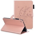 thumbnail image 1 of iPad mini 4 Case, iPad mini 4th Generation Case 7.9", Allytech PU Leather Slim Fit Blossom Magnetic Stand Folio Book Cover Style Cards Holder Wallet Case for Apple iPad mini 4 A1550 A1538, Rosegold, 1 of 7