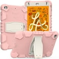 thumbnail image 1 of iPad mini 5th Generation (2019) 7.9-inch Case,Dteck Shockproof Rubber 3-layer Protection Armor Hybrid Kickstand Protector for iPad mini 4 (2015),Pink, 1 of 6