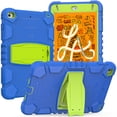 thumbnail image 1 of iPad mini 5th Generation (2019) 7.9-inch Case,Dteck Shockproof Rubber 3-layer Protection Armor Hybrid Kickstand Protector for iPad mini 4 (2015),Blue+Olivine, 1 of 6