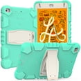thumbnail image 1 of iPad mini 5th Generation (2019) 7.9-inch Case,Dteck Shockproof Rubber 3-layer Protection Armor Hybrid Kickstand Protector for iPad mini 4 (2015),Mintgreen, 1 of 6