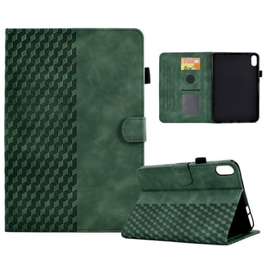 for iPad mini 6th Gen 8.3" 2021 / mini 7th Gen (A17 Pro) 2024 8.3" Folio Case, Premium PU Leather Auto Wake / Sleep Stand with Pen Slot and Card Slots Magnetic Lightweight Case Cover, Green