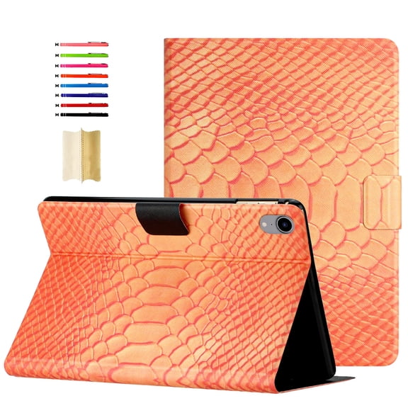 for iPad mini 6th Gen 8.3" 2021 Case - Soft PU Leather Stand Folio Case Smart Cover, Auto Sleep/Wake, Multiple Viewing Angles for iPad mini 6th Gen 8.3" 2021,Orange