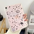 thumbnail image 1 of for iPad mini 6th Gen 8.3" 2021 Clear Pattern Back Case, Luxury TPU Laser Lightweight Ultra Slim Shockproof Anti-Scratch Anti-Yellow Drop Protective Cover for iPad mini 6th Generation, Black Planet, 1 of 5