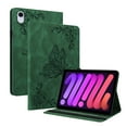 thumbnail image 1 of iPad mini 6th Generation 8.3 inch Case,Dteck Butterfly Pattern Leather Card Holder Wallet Case Kickstand Hybrid Rubber Folio Flip Cover for iPad mini 6 2021,Green, 1 of 6