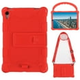 thumbnail image 1 of iPad mini 6th Generation 8.3 inch Case,Dteck Shockproof Silicone Rubber Handle Case Kickstand Back Shell Cover with Shoulder Strap for Apple iPad mini 6th Generation,Red, 1 of 5