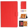 thumbnail image 1 of iPad mini Case, Dteck Slim Fit PU Leather Magnetic Flip Case Buitl-in Card Slots Auto Wake Sleep Cover For iPad mini 7.9 inch, Red, 1 of 8