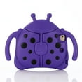 thumbnail image 1 of iPad mini Shockproof Handle Case, Dteck [Beetle Cartoon] EVA Foam Kids-Friendly Impact Hybrid Silicone Protective Cover For Apple iPad mini 1 2 3 4 5 7.9 inch, Purple, 1 of 3