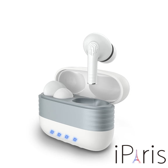iParis Wireless Earbuds, Bluetooth 5.0 Headphone Skin with Hands-Free Headset for iPhone and Android