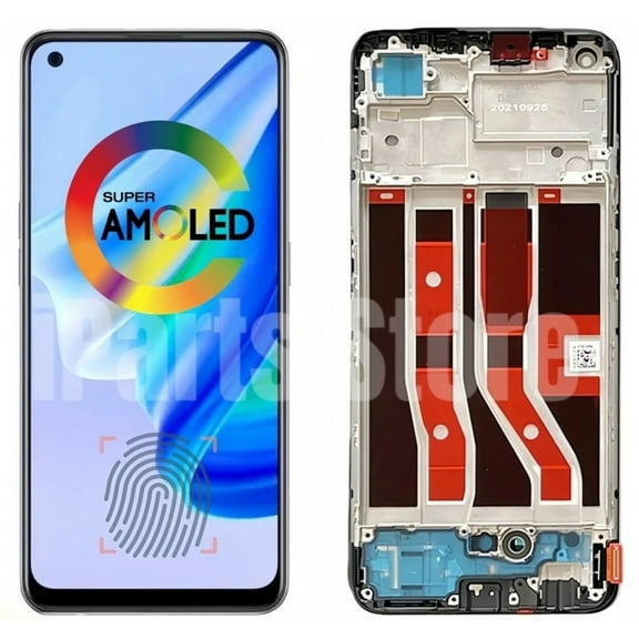 iPartsTop Replacement New Display Compatible with Oppo Reno6 Lite CPH2365 AMOLED Touch Screen Digitizer Assembly Black OEM all Function