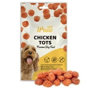 iPaw Dog Treats for Puppy Training, All Natural Human Grade Dog Treat, (Chicken Tots)