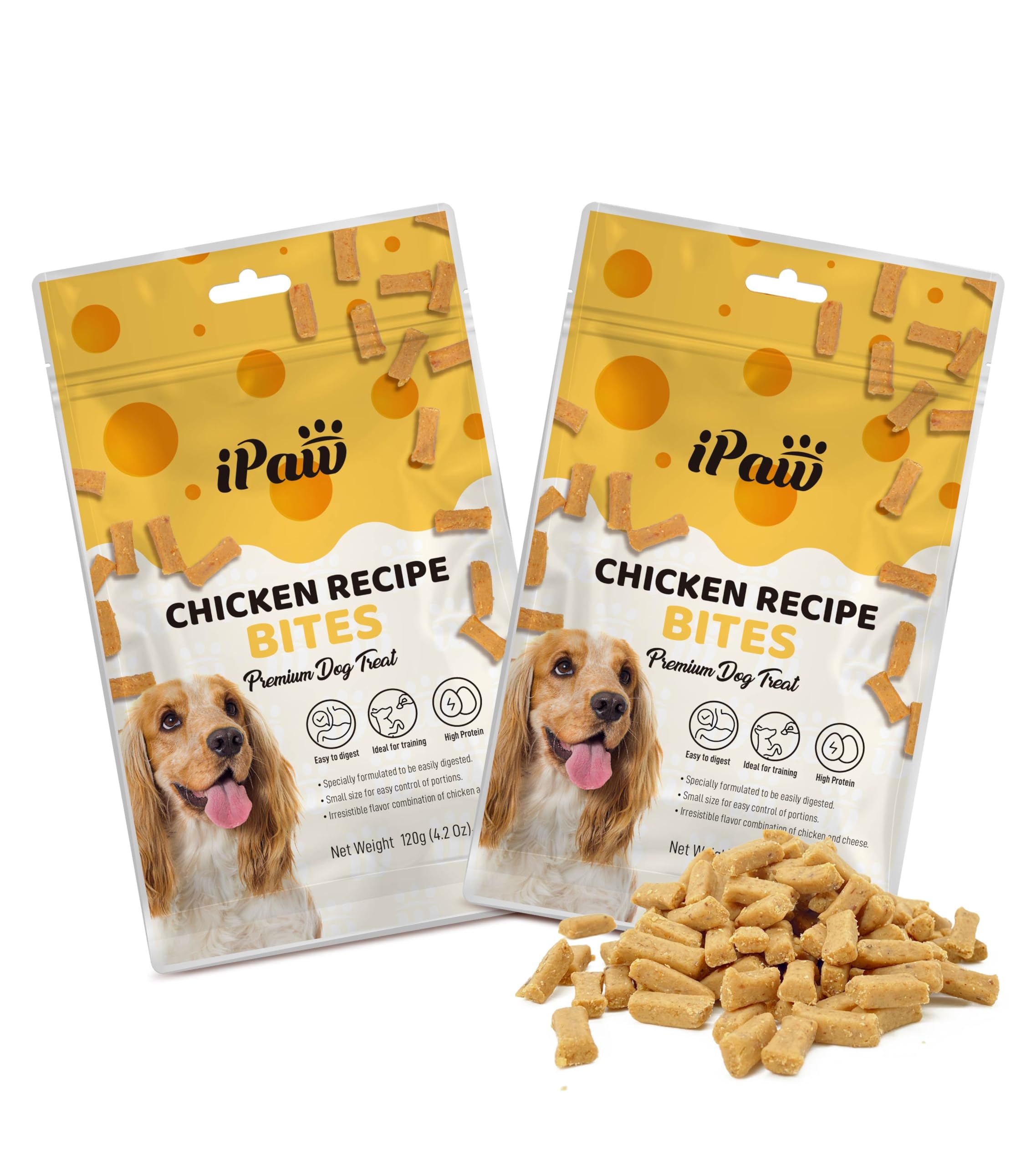 iPaw Dog Treats for STF9 Puppy Training, All Natural Human Grade Dog