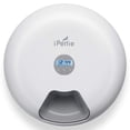 thumbnail image 1 of iPettie Donuts 6-Meal Automatic Wet and Dry Food Pet Feeder with Programmable Timer, Auto Dispenser for Cat and Small & Medium Dog, Batteries & USB Power Supply, White, 1 of 6