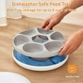 thumbnail image 1 of iPettie  Donuts Frost 6 Meal Cordless Automatic Pet Feeder, Dry & Wet Food Automatic Cat Feeder with Two Ice Packs Black, 1 of 5