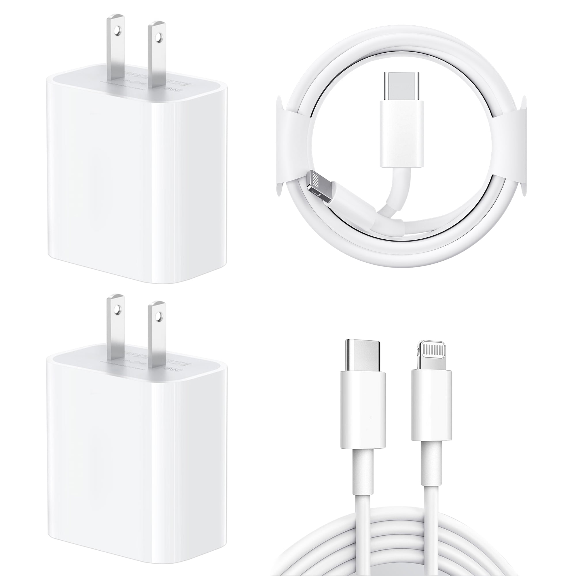 iPhone 11 12 13 14 Fast Charger 20W PD USB C Wall ChargerApple MFi