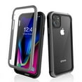 thumbnail image 1 of iPhone 11 6.1" Case,Allytech Dual Layers Silicone Built-in Screen Protector Heavy Duty Defender Full Protective Anti-Scratch Wireless Charging Support Anti-Fingerprint Cover for Apple iPhone 11,Black, 1 of 12