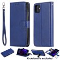 thumbnail image 1 of iPhone 11 6.1" Case Wallet, Allytech Premium Leather Flip Case Cover & Card Slots Pocket, Support Wireless Charging Detachable Slim Case Cover for Apple iPhone 11 6.1", Blue, 1 of 1