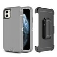 thumbnail image 1 of For iPhone 11 (6.1") Shockproof Heavy Duty Full Body Protection Hybrid Defender Rugged Case with Holster, 1 of 5