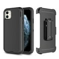 thumbnail image 1 of For iPhone 11 (6.1") Shockproof Heavy Duty Full Body Protection Hybrid Defender Rugged Case with Holster, 1 of 5