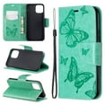 thumbnail image 1 of iPhone 11 6.1" Wallet Case, Dteck Embossed Butterfly Flip PU Leather Stand Wallet Case Cover For Apple iPhone 11 2019, Green, 1 of 6