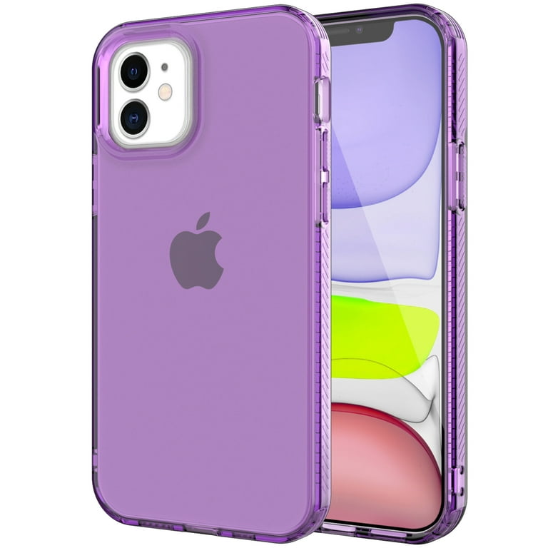 iPhone 11 Case 6.1-inch Phone, Allytech Clear TPU Back Cover Shockproof  Anti-scratch Drop Protection Case Cover for Apple iPhone 11 6.1-inch, Purple
