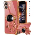 thumbnail image 1 of for iPhone 11 Case Astronaut Cute Girls Women Girly Unique Red Phone Cases with Hidden Stand Kickstand 6D Design with Camera Lens Protector Cover for iPhone 11 6.1'', 1 of 11