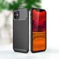 thumbnail image 1 of for iPhone 11 Case Carbon Fiber Patterned, Military-Grade Drop Cover, Slim Shockproof TPU Rubber for iPhone 11 Anti-Scratch,Supports Wireless Charging,Black, 1 of 9