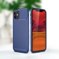 thumbnail image 1 of for iPhone 11 Case Carbon Fiber Patterned, Military-Grade Drop Cover, Slim Shockproof TPU Rubber for iPhone 11 Anti-Scratch,Supports Wireless Charging,Blue, 1 of 9