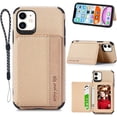 thumbnail image 1 of for iPhone 11 Case with Card Holder,Kickstand for iPhone 11 Wallet Case,RFID Blocking,Camera Protector,PU Leather Shockproof Protective Flip Cover for iPhone 11 Phone Case (Beige), 1 of 14