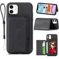 thumbnail image 1 of for iPhone 11 Case with Card Holder,Kickstand for iPhone 11 Wallet Case,RFID Blocking,Camera Protector,PU Leather Shockproof Protective Flip Cover for iPhone 11 Phone Case (Black), 1 of 14