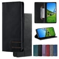 thumbnail image 1 of for iPhone 11 Case Classic Design, Premium PU Retro Leather Wallet Case RFID Blocking Card Holder, Built-in Magnetic Flip Folio Kickstand Soft Inner Case for iPhone 11,Black, 1 of 9