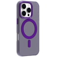 thumbnail image 1 of For iPhone 11 Case Compatible with MagSafe, Slim Fit Protective Phone Cover Shockproof Translucent Matte Case Anti-Yellow Military Grade Protection For iPhone 11,Purple, 1 of 11