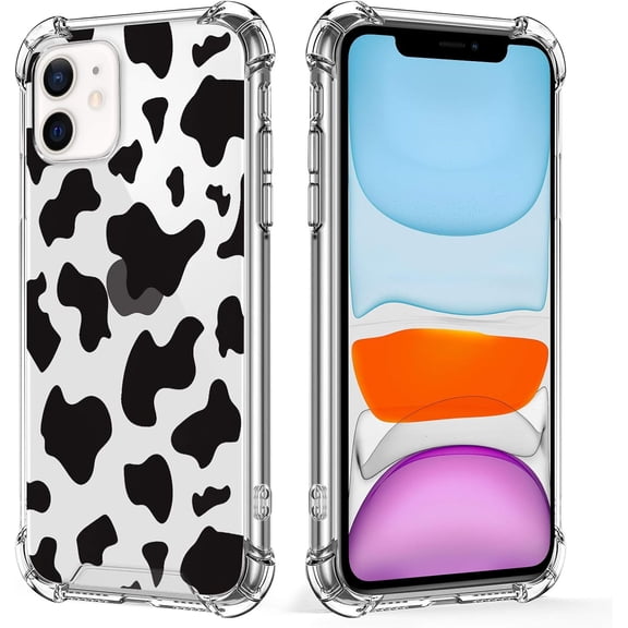 Mionbel Black Shockproof Hard Shell Back Cover Cell Phone Case for Apple iPhone 11, 1 Count
