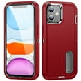 thumbnail image 1 of for iPhone 11 Case Kickstand Durable 3-Layer Military Grade Protective Cover Hybrid Silicone Heavy Duty Rugged Shockproof Screen Lip Raised Protection for iPhone 11 Phone Case,
Red, 1 of 6