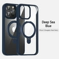 thumbnail image 1 of For iPhone 11 Case with Magnetic Invisible Stand Compatible with MagSafe Transparent Matte iPhone 11 Phone Case  with Ring Holder for Shockproof Protective Phone Case,  Royalblue, 1 of 9
