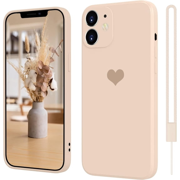 iPhone 11 Case, Phone Case iPhone 11, Slim Fit Silicone Protective Soft Bumper Girls Women Boys Men iPhone 11 6.1" 2019 Cover,Brown