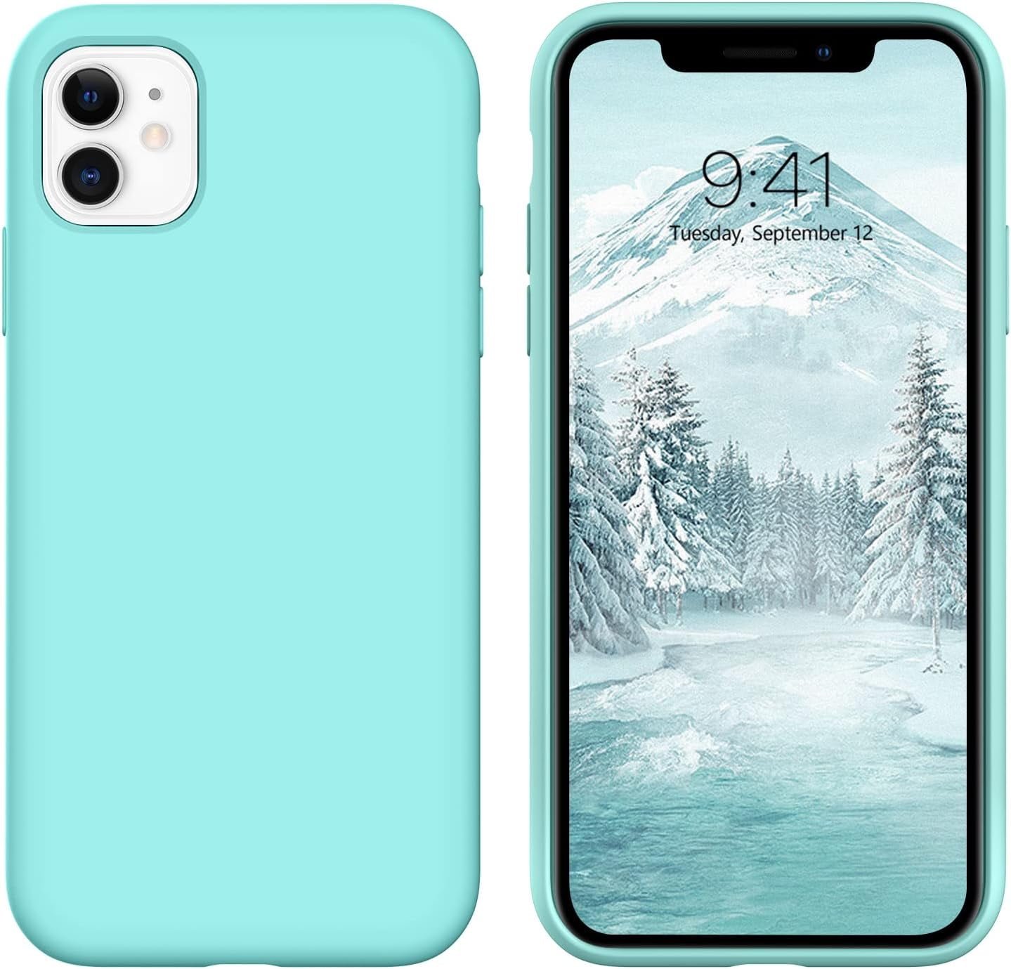 iPhone 11 Case Silicone, Liquid Silicone Soft Gel Rubber Slim