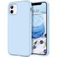 thumbnail image 1 of iPhone 11 Case Silicone iPhone 11 Phone Cases Women Men Gel Rubber Microfiber Lining Cushion Texture Cover Shockproof Protective, Light Blue, 1 of 8