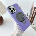 thumbnail image 1 of for iPhone 11 Case with Stand Ring Holder, Compatible with Mag-Safe, 3-in-1 [Magnetic+Ring Stand+Phone Case] Military Grade Shockproof Protective Phone Cover for iPhone 11, Purple, 1 of 8